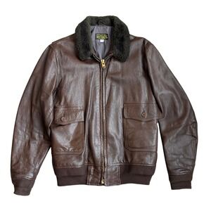 Vtg Vietnam Era Buaer US Navy G-1 Flight Jacket 55J14 Willis‎ & Geiger 42L Talon